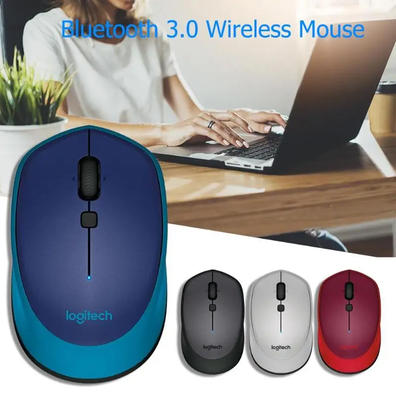 Logitech M336 Bluetooth 3,0 ноутбука мыши Беспроводной Мышь 1000 точек/дюйм для Windows 7/8/10, Mac OS X 10,8 сhrome OS Android 5,0