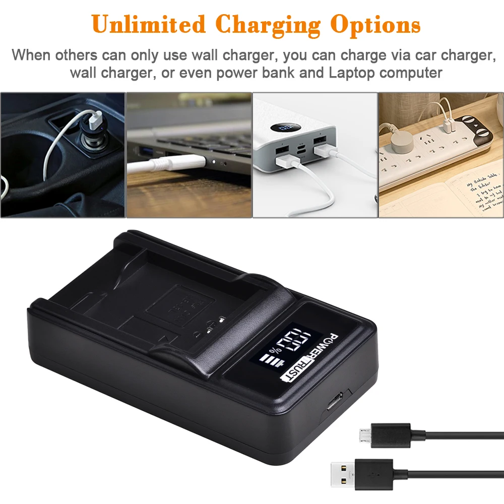 4Pc NB-13L NB 13L NB13L Battery akku+ New LED USB Charger for Canon PowerShot G5X G7X G9X G7 X Mark II G9 SX620 SX720 SX730 HS |