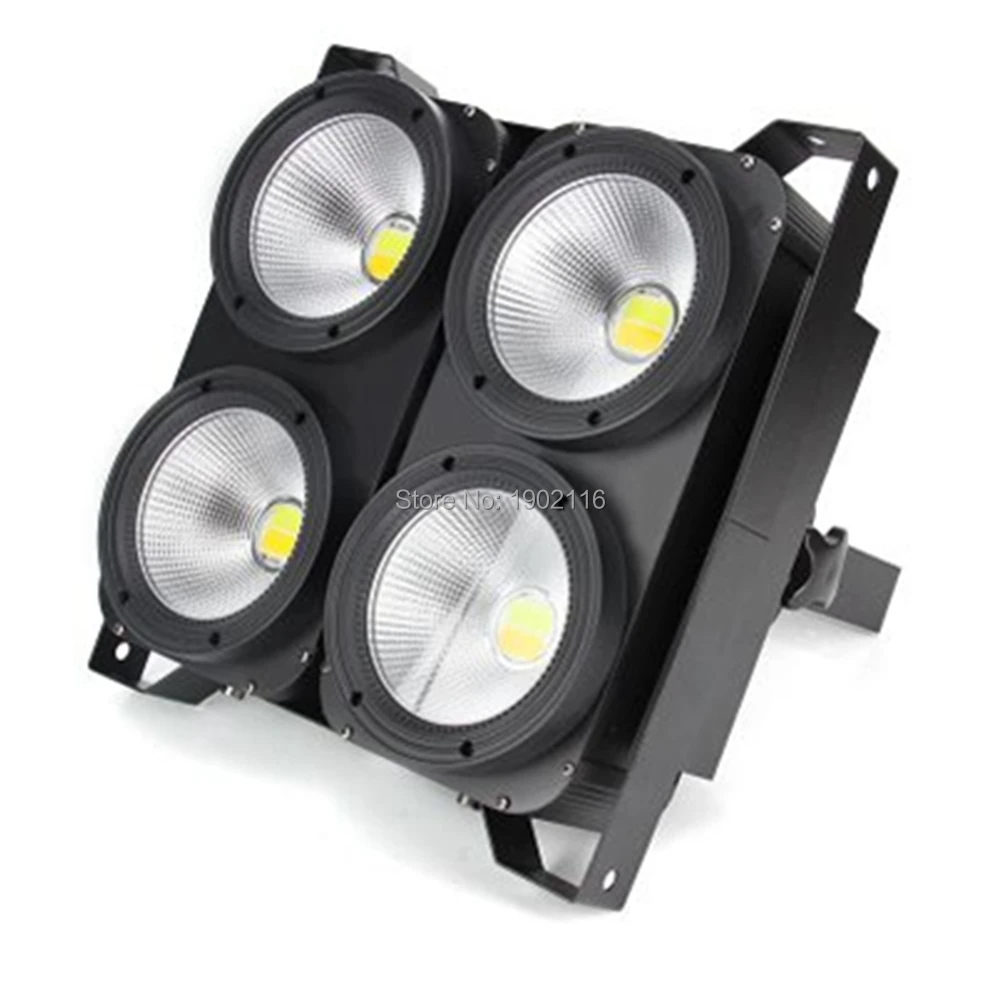 4x100W LED COB свет/4 глаза 400W освещение для аудитории/холодный белый + теплый 2в1
