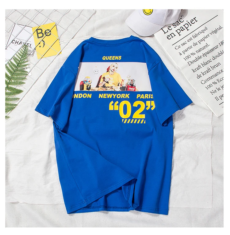 LAPPSTER мужские футболки с забавным принтом, уличная одежда, лето, мужская повседневная футболка в стиле Харадзюку, Мужская футболка высокого качества в Корейском стиле для скейтборда