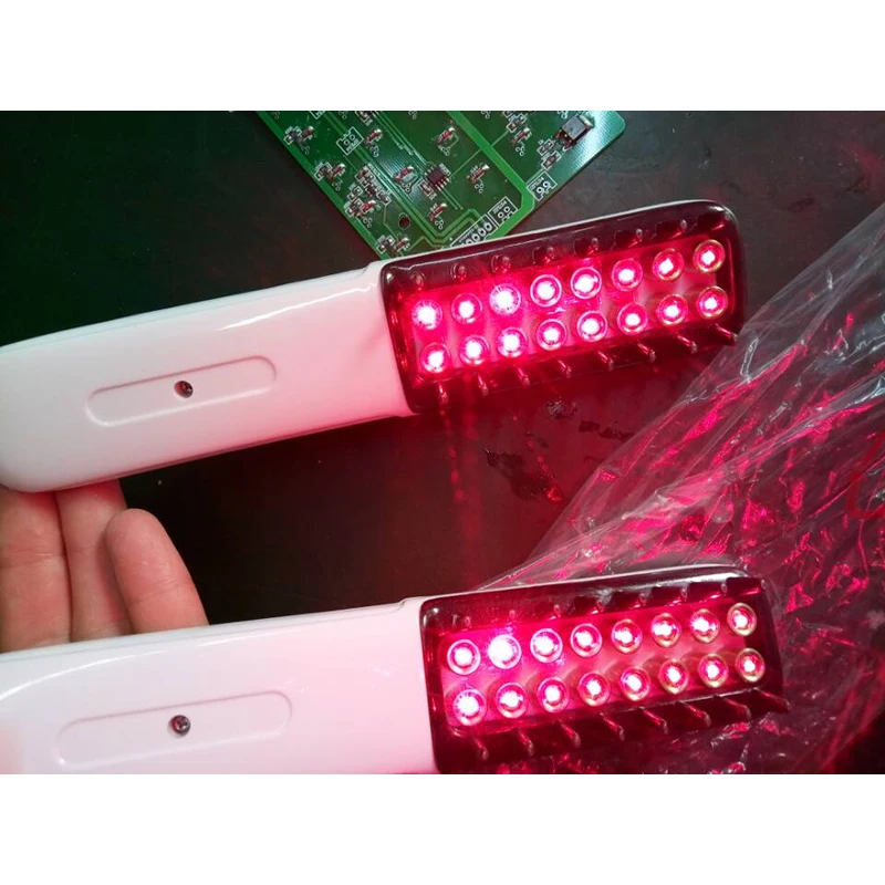 

Portable low level therapy hair regrowth laser comb with 16 diodes laser for personal home use