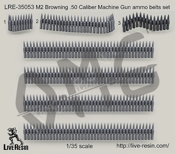 [Набор масштабных моделей] живая Смола LRE-35053 1/35 м2 Браунинг. 50 Калибр машина для ружейных боеприпасов комплект с ремнем
