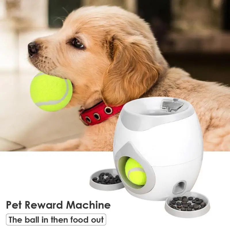 Intelligence Series Dog Tennis Ball Toys Fetch Launcher Reward Automatic Throwing Machine Pet Throw Device Emission | Дом и сад