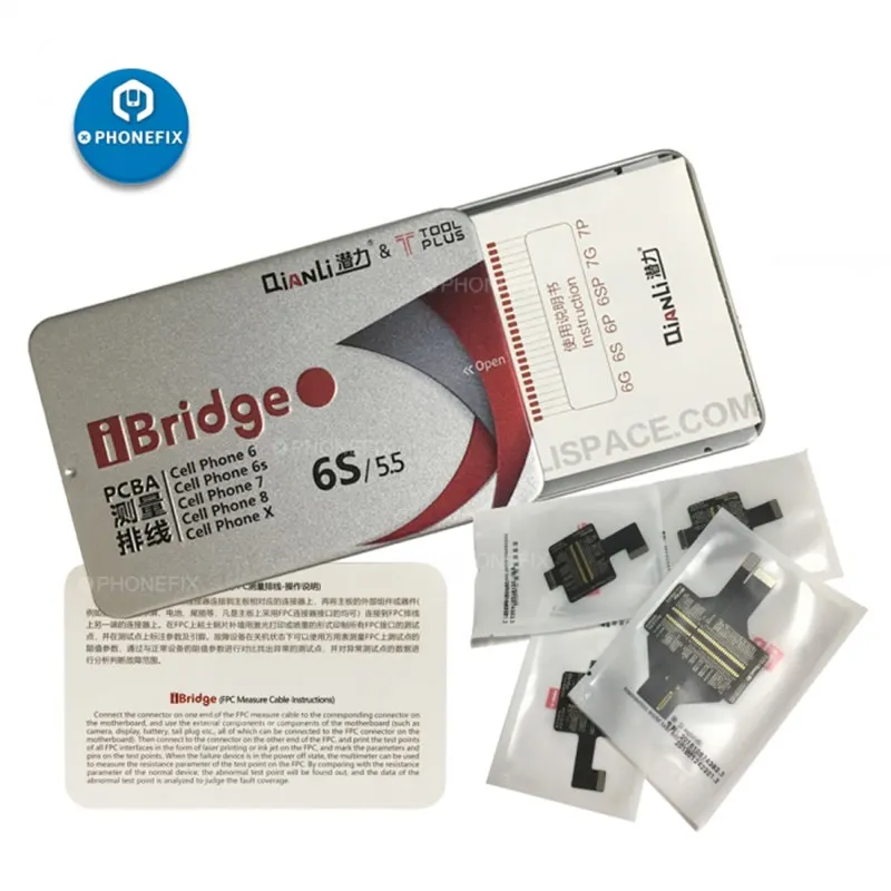 Контрольный кабель QIANLI iBridge FPC для iPhone 6 6P 6S 6SP 7 7P 8 8P X XS XSMAX Touch Передняя и задняя