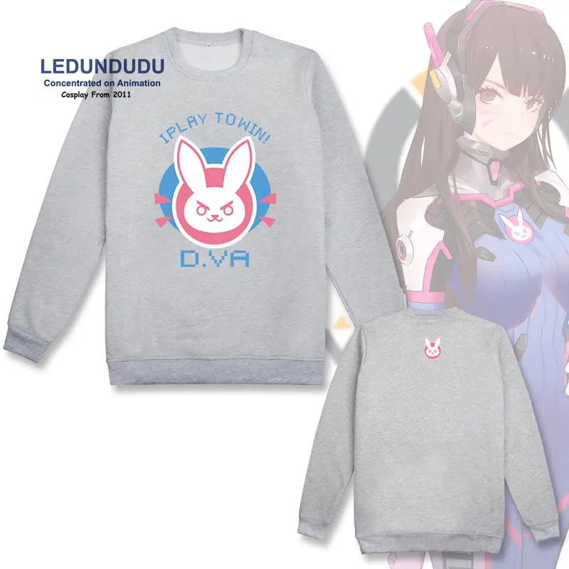 Горячая игра D. толстовка VA Толстовка DVA пуловер Косплей Пальто повседневные костюмы с капюшоном для зимы Прямая поставка