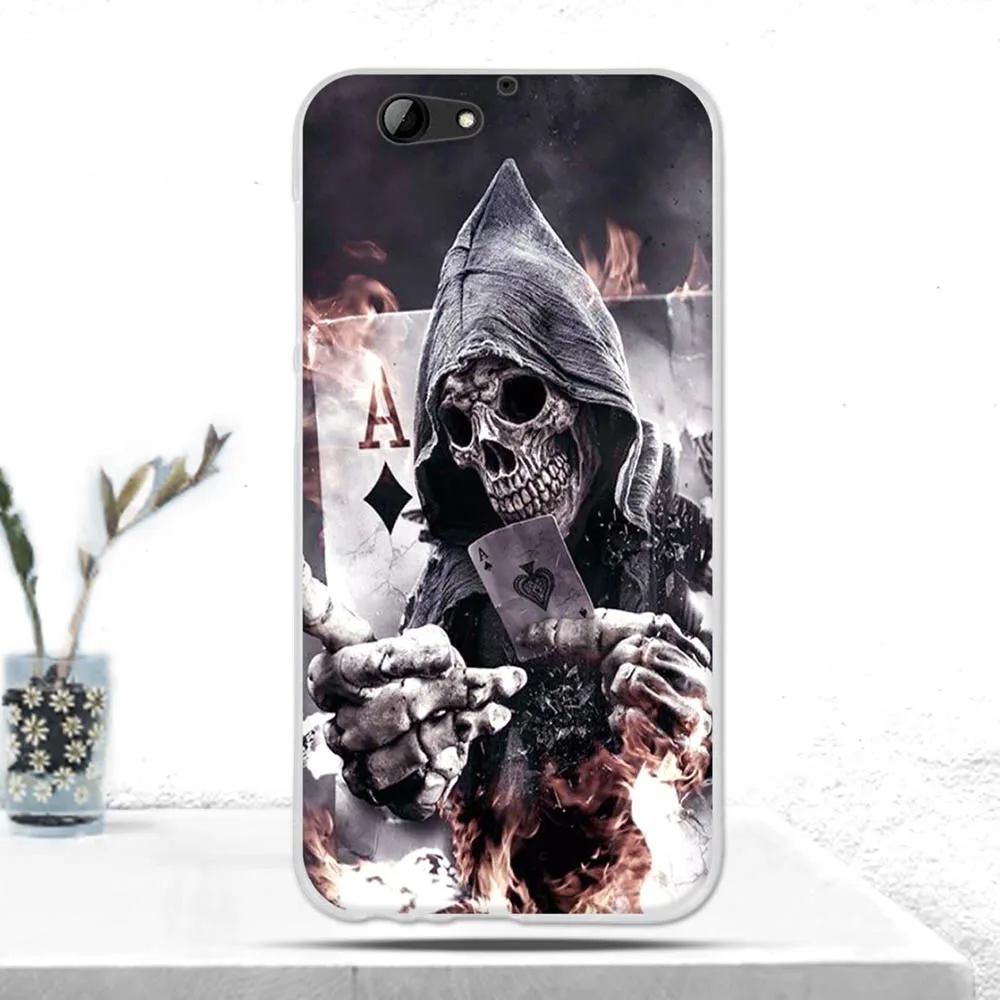 

For HTC One A9s Case Back Cover Soft Silicone TPU Cool Phone Cover for HTC One A9s Fundas Capas Case for HTC A9s Protective Bags