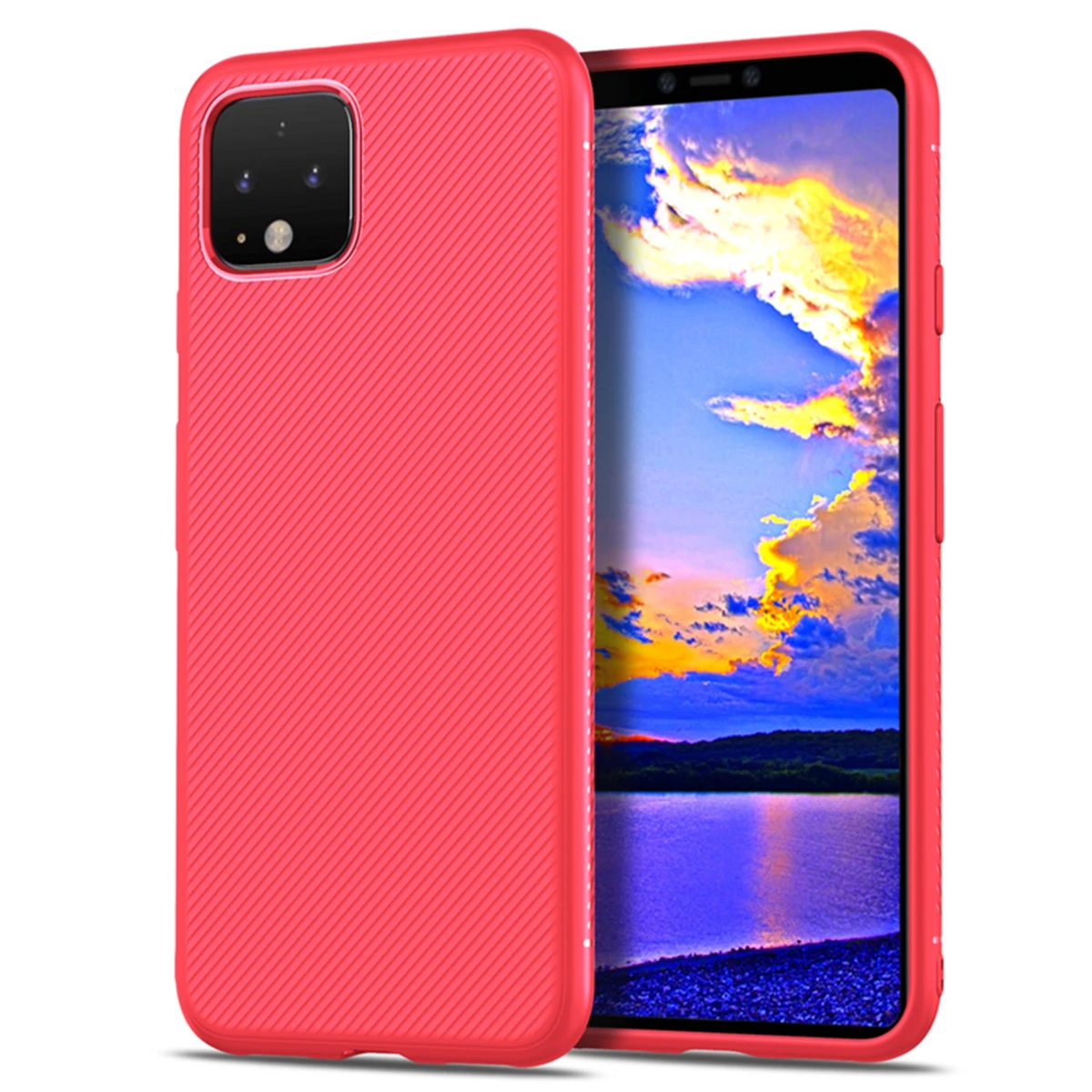 Для Google Pixel 4 чехол 4 XL Мягкий Силиконовый противоударный чехол прочный матовый текстурированный ТПУ чехол для Google Pixel4 Pixel 4 Чехол Броня