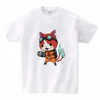 Детские футболки с принтом Yo-kai Watch, летняя одежда для мальчиков Одежда для девочек хлопковая Футболка для малышей Детская футболка, костюм m'j