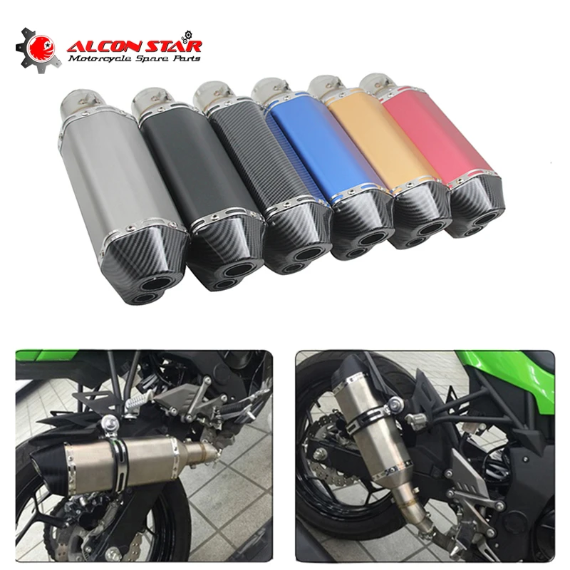 Выхлопной глушитель Alconstar- 36-51 мм универсальный для мотоцикла Yamaha YZF R1 CBR250R GSXR |