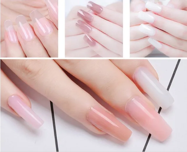 10 шт./лот Fibernails стекловолокно для наращивания ногтей акриловые Типсы маникюрный