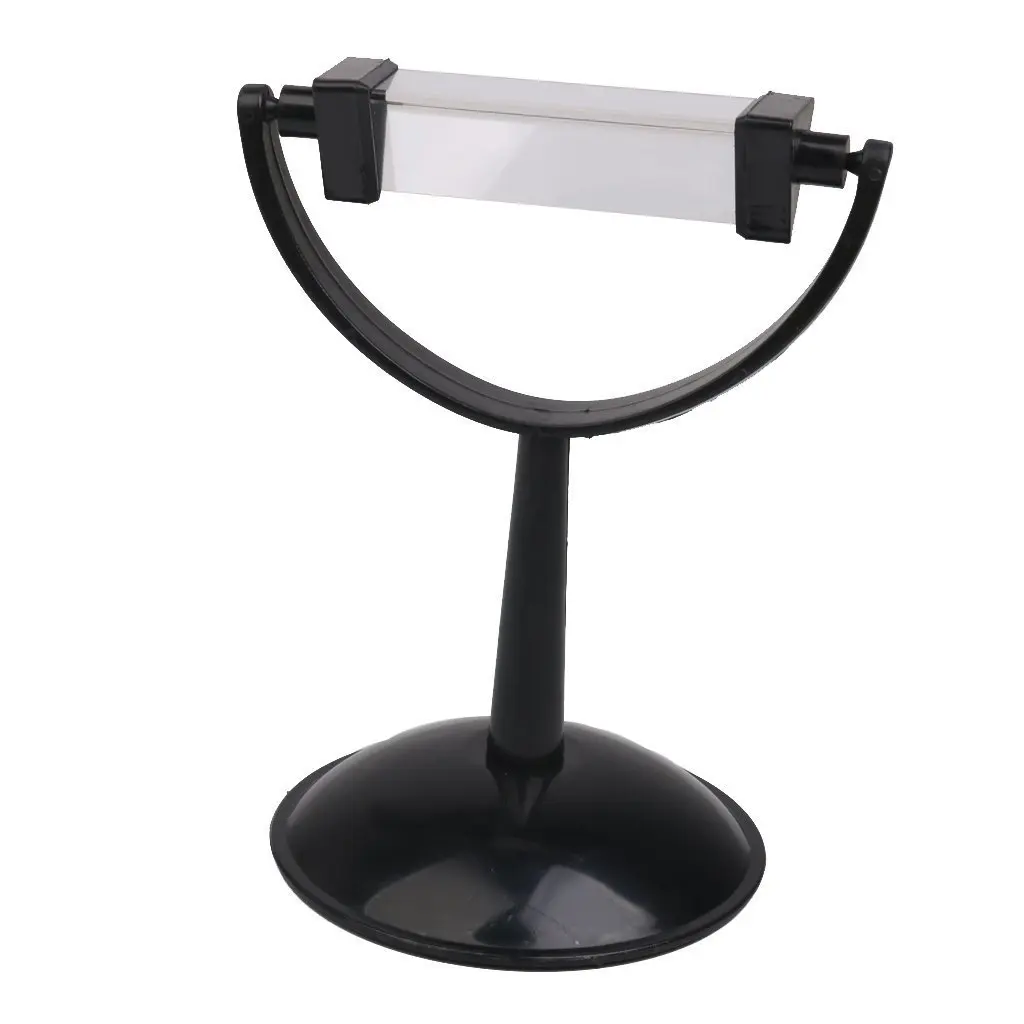 Optical glass Triangular triple prism Physical refractor light with stand |