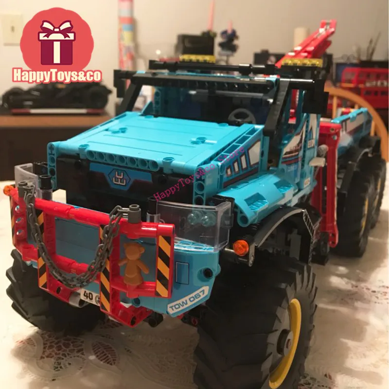 Legoing Technic Series 42070 1912Pcs All Terrain 6X6 Remote Control Truck toys For Children Gift 20056 Building Blocks Set | Игрушки и