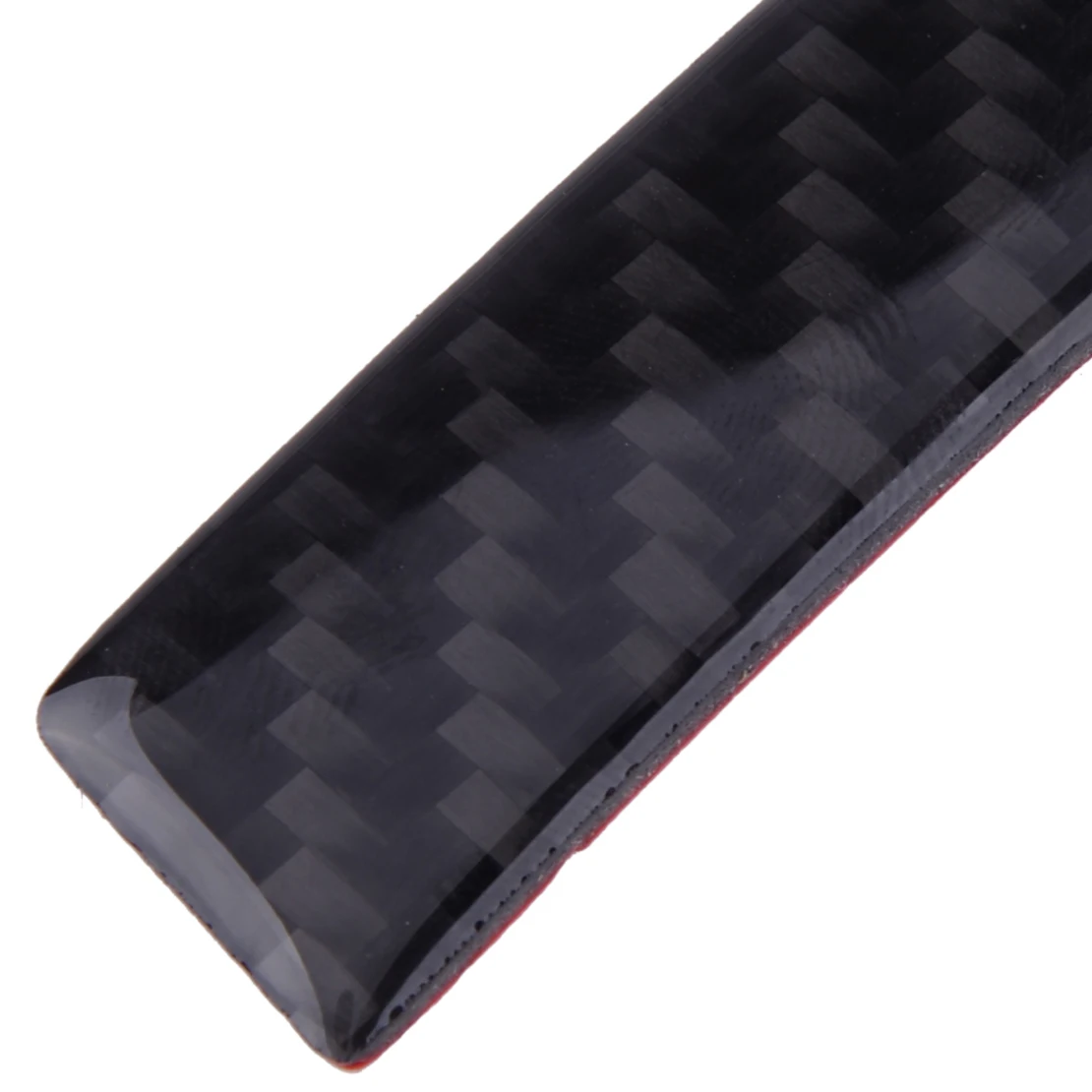 

DWCX 2Pcs Car Auto Carbon Fiber Interior Gear Shift Frame Cover Trim Sticker Decals Fit for Ford Mustang 2015 2016 2017