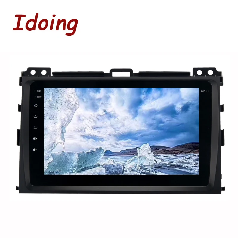 Idoing 2Din8 &quotАвтомобильный gps плеер для Toyota Prado 120 2004-2009 Android8.0/7 1 сенсорный экран