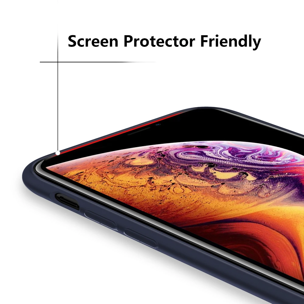 Тонкий мягкий чехол для iPhone 7 8 6 6s Plus Оригинальный жидкий силиконовый простой