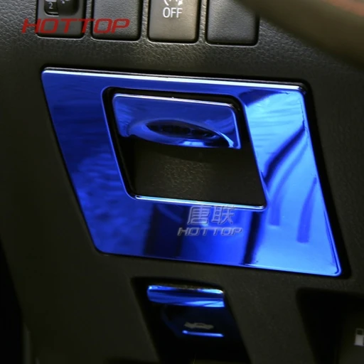 Консоль из нержавеющей стали для хранения Контейнер Ручка Наклейка отделка Toyota