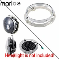 7 headlight ring mounting bracket for motorcycle 7 inch round headlamp for jeep wrangler jk black sliver