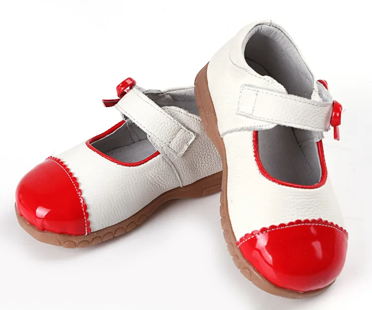 2017 весенние и осенние модели новые детские туфли принцессы кожаная детская