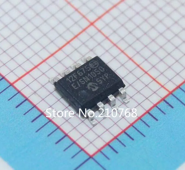 10 шт./лот PIC12F675-E/SN pic12f675ge-pic12f675 12F675 SOP8 | Электронные компоненты и принадлежности