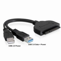 

USB 3.0 to SATA 22pin 2.5" Hard Disk & mSATA SSD to 7mm 2.5" SATA 22pin hard disk case Enclosure White