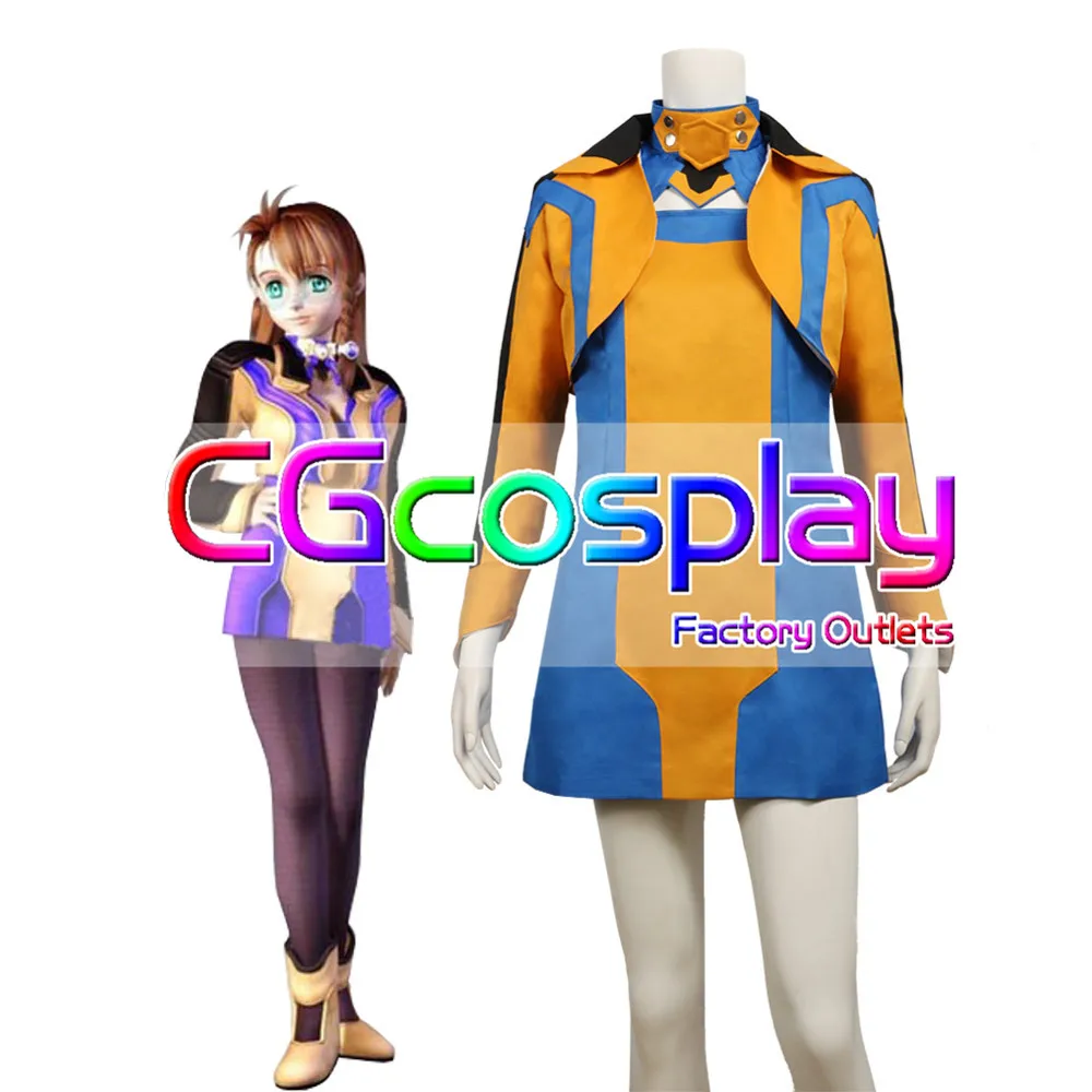 Cgcos экспресс доставка XenoSaga I Shion Uzuki векторная Униформа Аниме игра Косплей Костюм