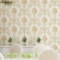 beibehang european embossed flower wallpaper for wall bedroom home improvement 3d simple art wallpapers for living room ceiling
