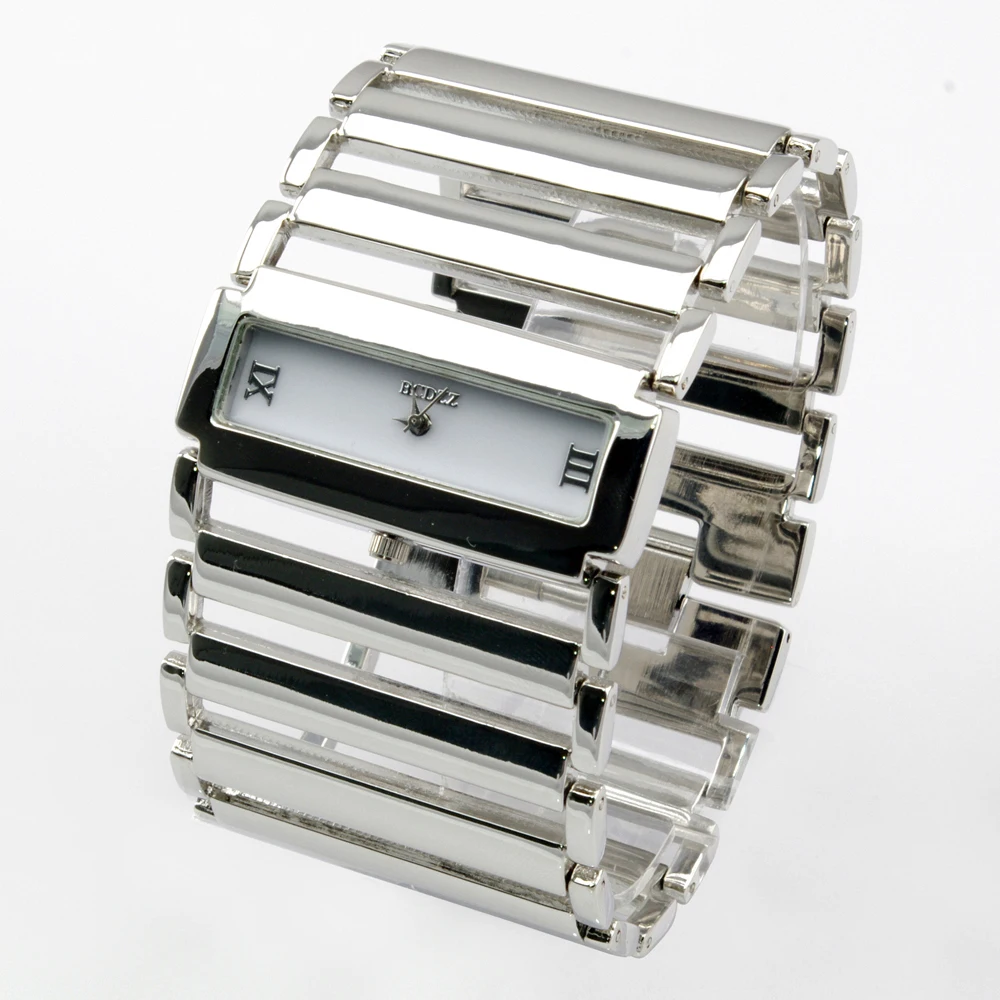 Высококачественные модные кварцевые аналоговые женские наручные часы с широким