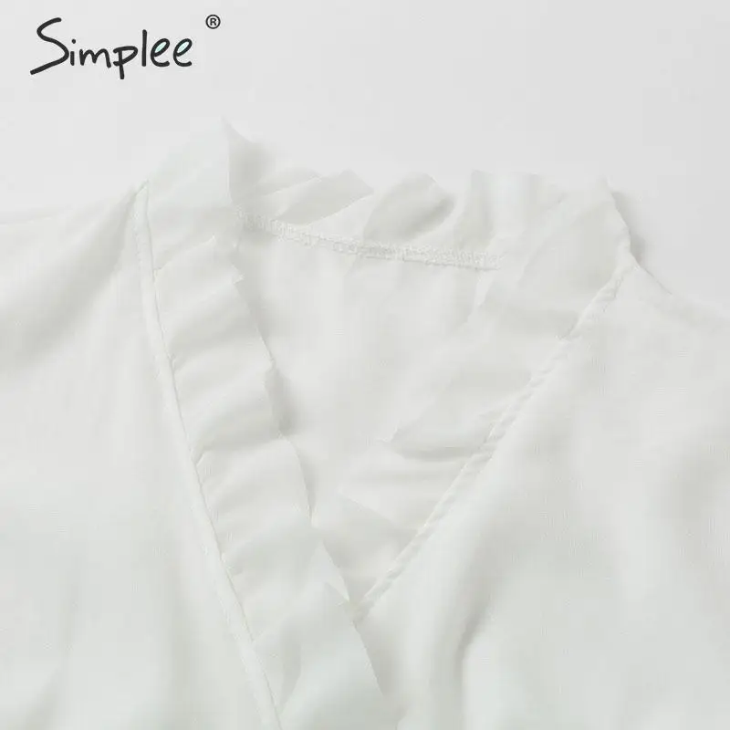 Милое богемное гофрированное женское платье с v образным вырезом богемная