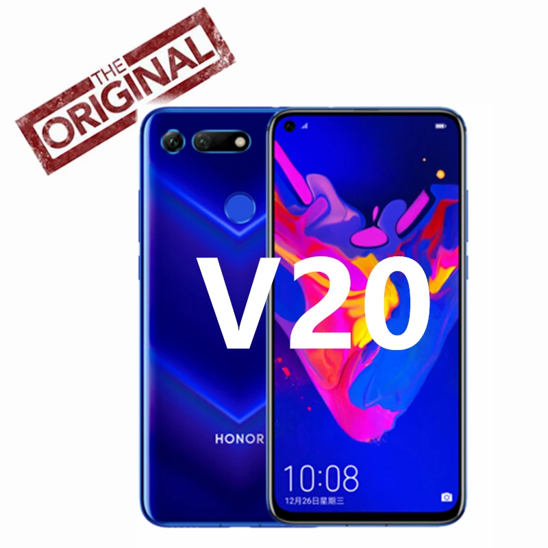 Honor View 20, Смартфон Honor V20, Android 9, 6 ГБ/8 ГБ ram, 128 ГБ/256 ГБ rom, Поддержка NFC, быстрая зарядка, мобильный телефон