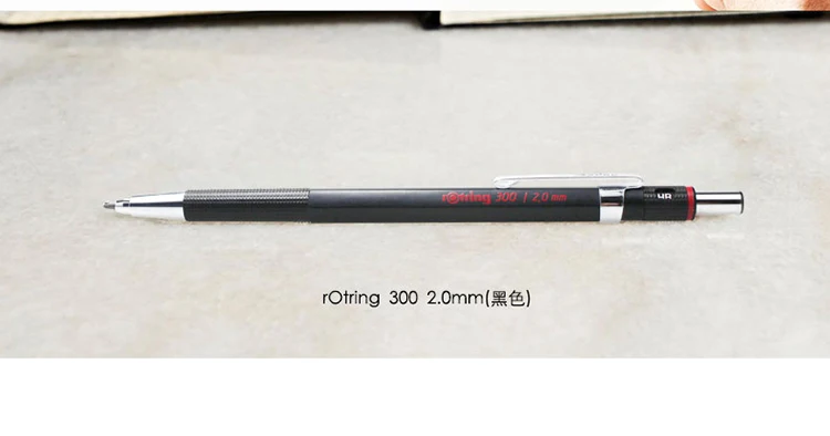 Rotring 300 0,5 мм/0,7 мм/2,0 мм автоматический механический карандаш пластиковая ручка держатель студенческие канцелярские принадлежности для письма