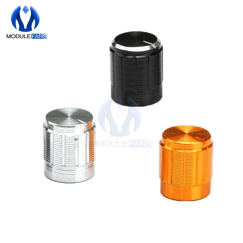 Поворотные ручки из алюминиевого сплава для регулировки громкости с накаткой