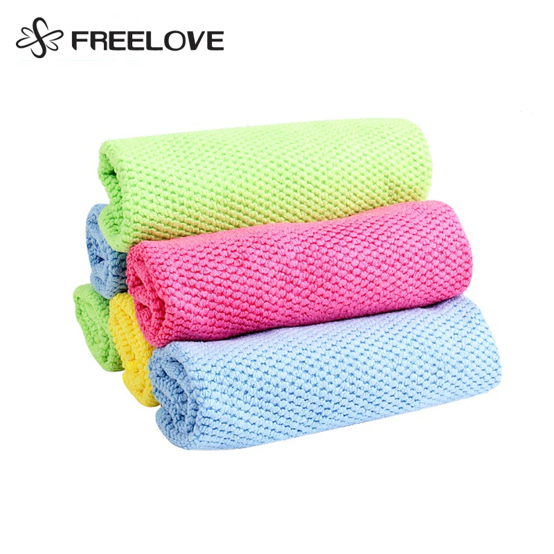 8 штук кукурузные ядра двухсторонняя твердая микрофибра чистящая ткань