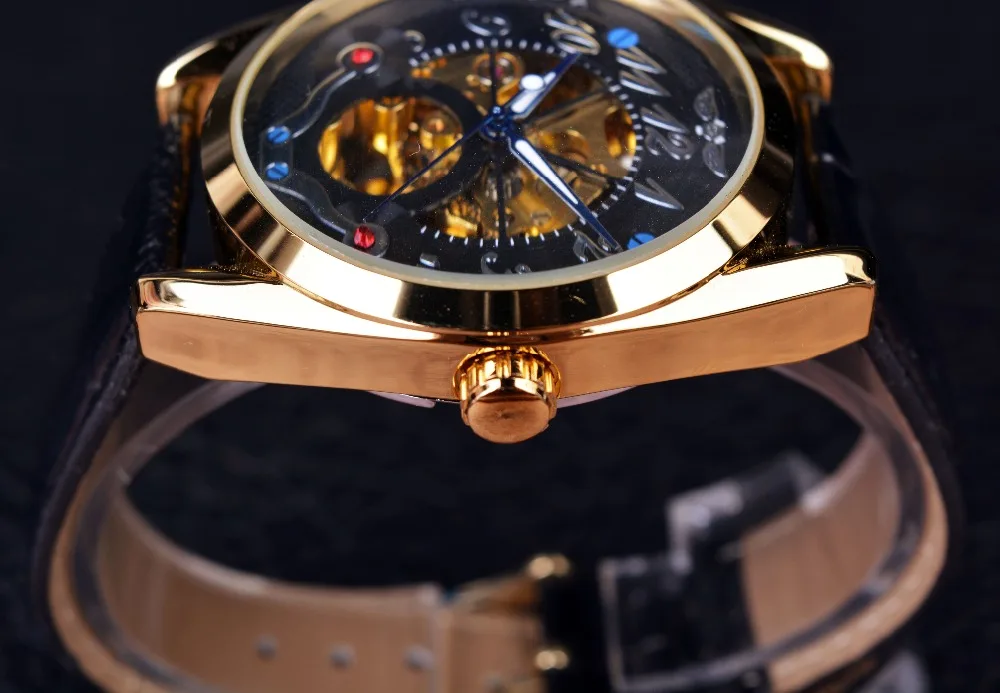 Часы наручные Winner мужские автоматические модные повседневные дизайнерские