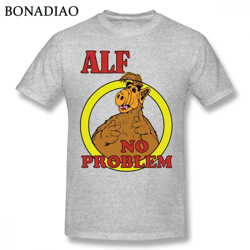 Ретро Alf ТВ Alien показать 1980s 80 входной двери у Моники из камеди футболка