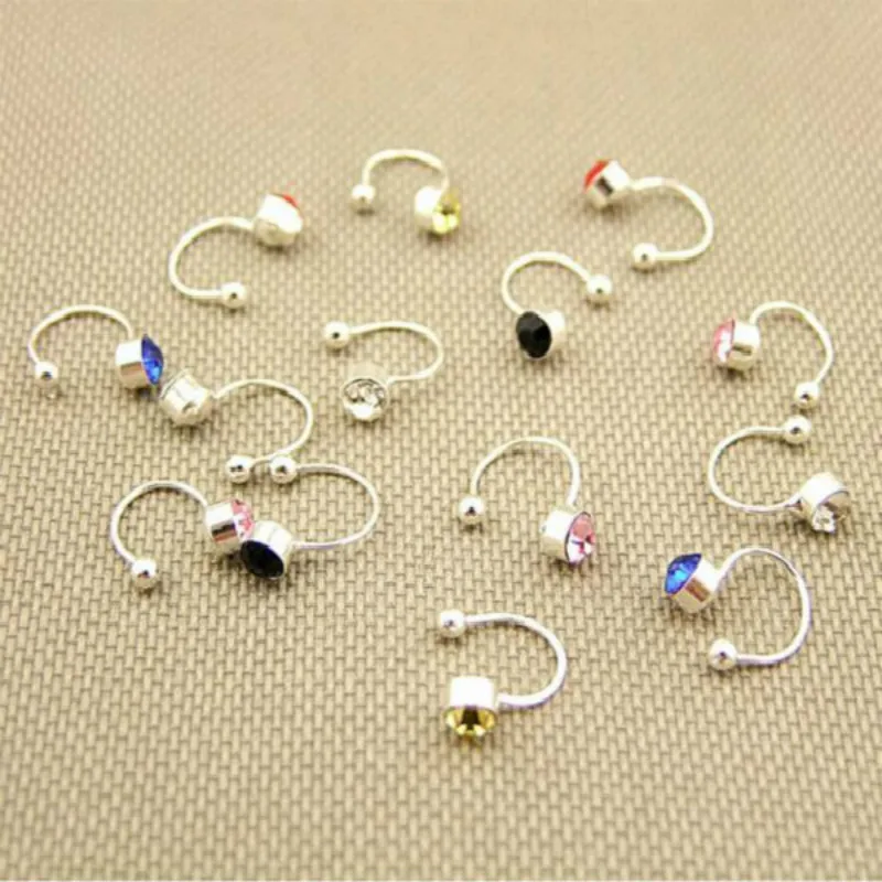 Женские серьги гвоздики из нержавеющей стали 2 шт./компл.|Серьги-клипсы| |