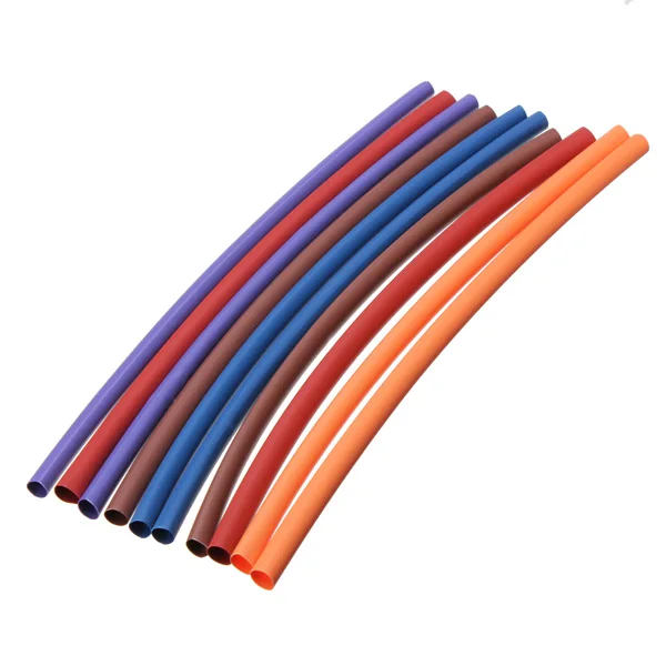 80pcs Assortment Ratio 2:1 Heat Shrink Tubing Tube Sleeving Wrap 6 Size 5 colour | Обустройство дома