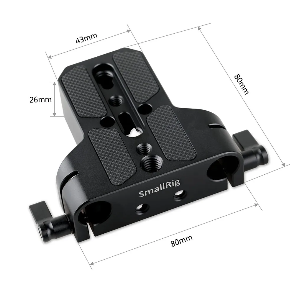 Универсальная пластина для камеры SmallRig DSLR с Двойным Зажимом 15 мм Sony FS7/ A7 serieso