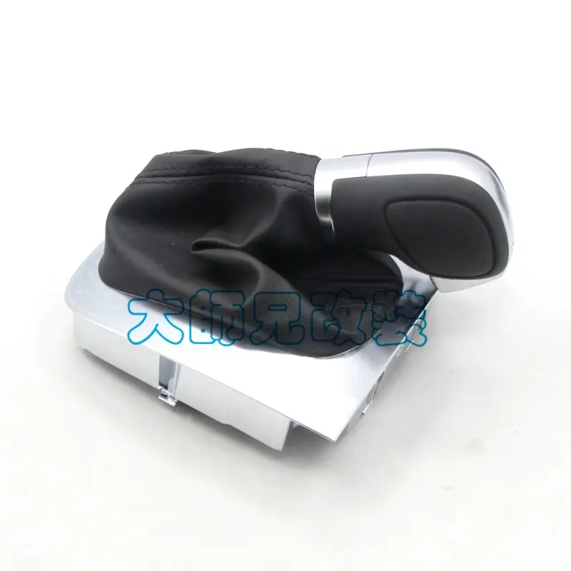 Cuero negro costura en DSG Perilla del cambio de engranaje palanca para Golf 6 mk6 Jette | Автомобили и мотоциклы