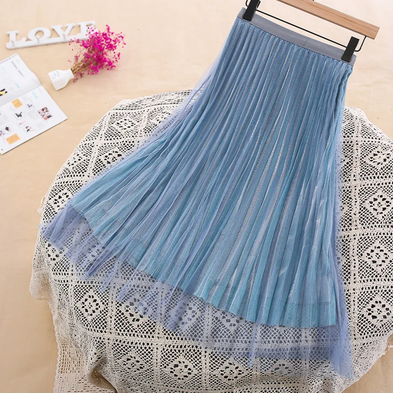 Тюлевая юбка s Женские Цвет: черный синий розовый плюс размеры из тюля для