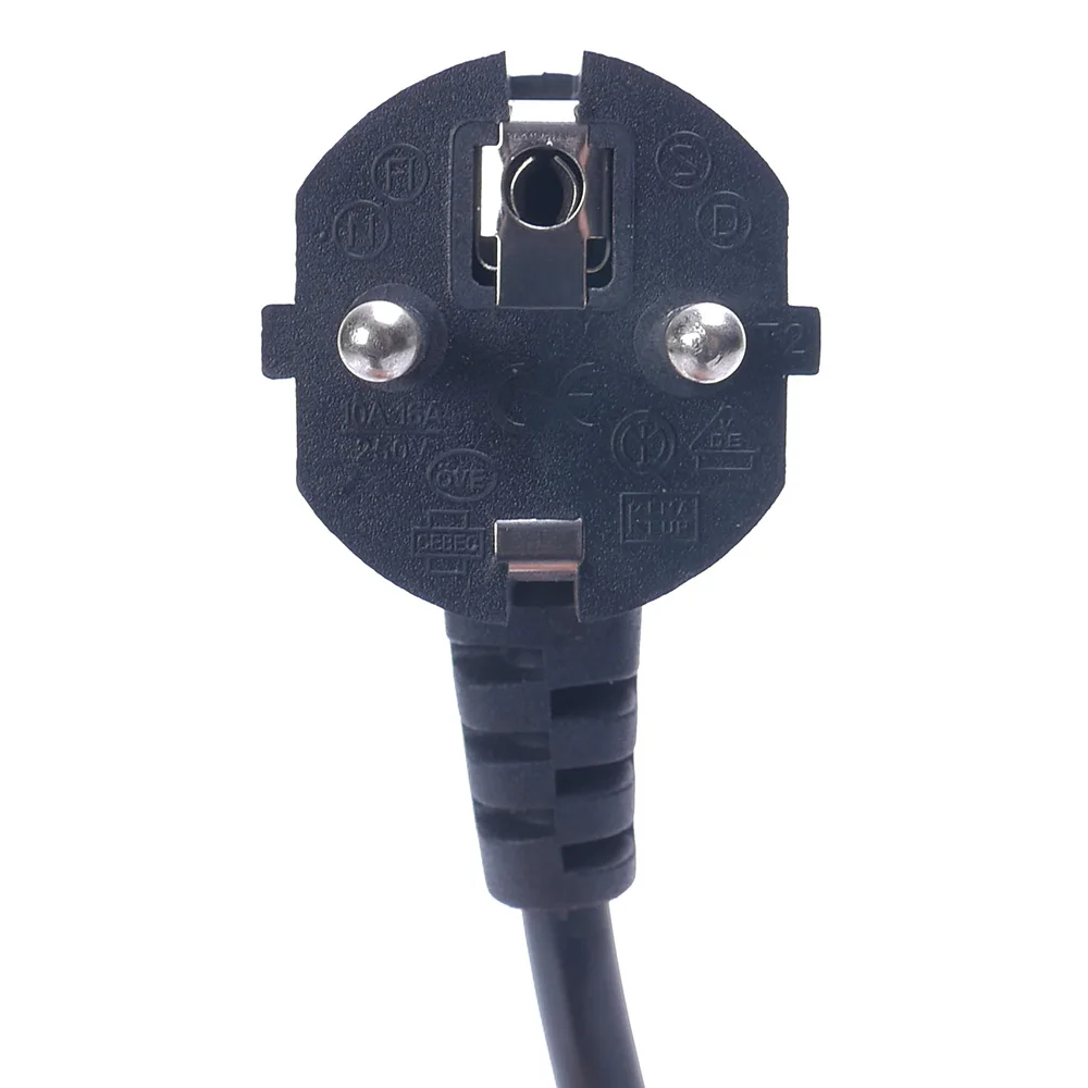 1 5 м C5 IEC чайник Европейский 2 контактный круглый AC EU Plug Мощность кабельный ввод