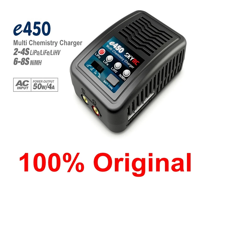 SKYRC e450 многохимическое балансирующее зарядное устройство 2S 3S 4SLiPo LiFe LiHV от 6S до 8S