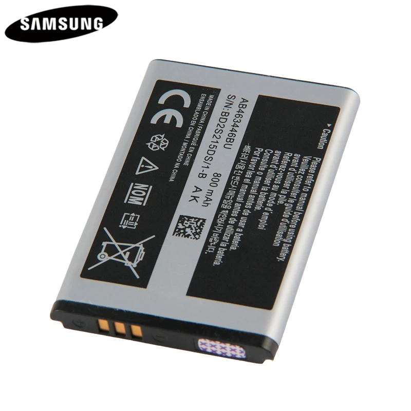 Оригинальный аккумулятор AB463446BA /BC/BE/BU AB553443BU AB463446TU для Samsung E1200M E1228 S139 M628 X520 X208 F258 E878