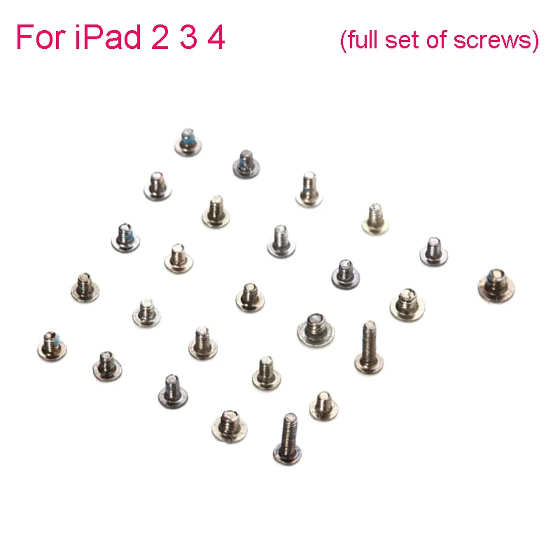 IPad 2/3/4/5/Air Mini1/2/3 2-го 3-го 4-го поколения Полная замена полный комплект винтов