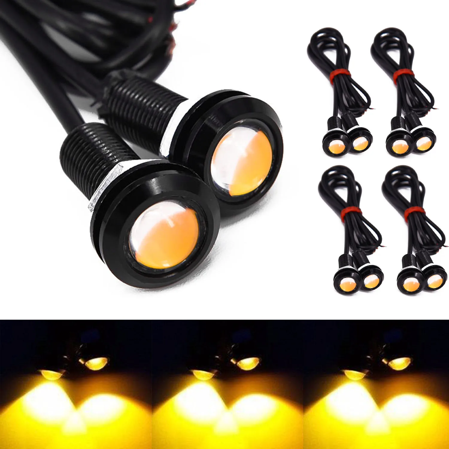 10x DC12V 9W Eagle Eye LED Daytime Running DRL Backup Light Car Auto Lamp Accs | Автомобили и мотоциклы
