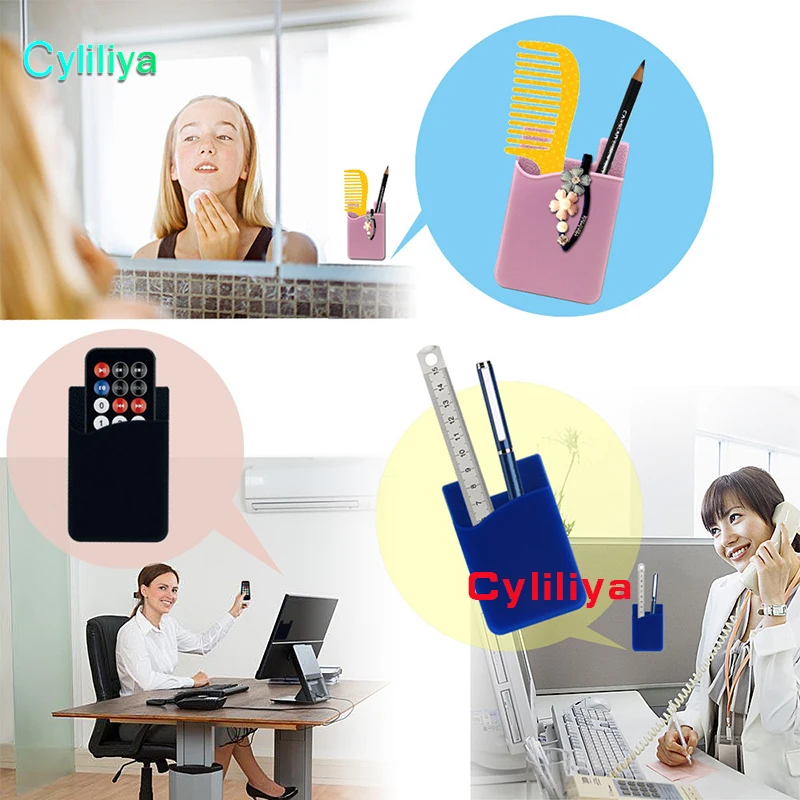 Силиконовый кошелек кредитная карта карман для наличных денег наклейка 3 м