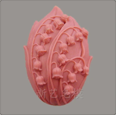 Отличная форма формы для мыла в виде ландыша Цветочная силиконовая ручной