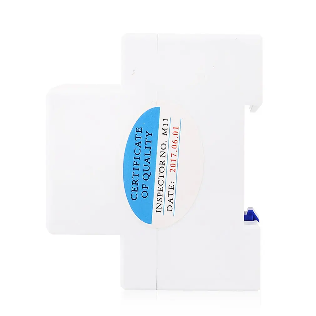 Однофазный двухпроводной цифровой счетчик электроэнергии на din рейке измеритель