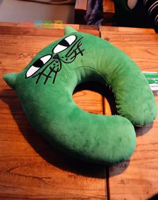 1 шт. OK плюшевая игрушка кошка подушка OKCAT зимняя для рук Офисная U плюшевые куклы