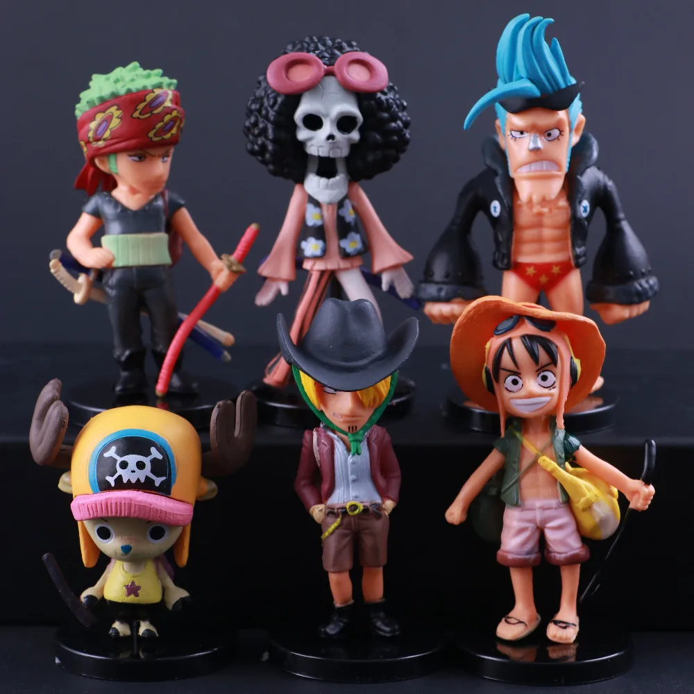Экшн фигурки Luffy Group Пираты Тони Чоппер сандзи Зоро Брук франки коллекционные