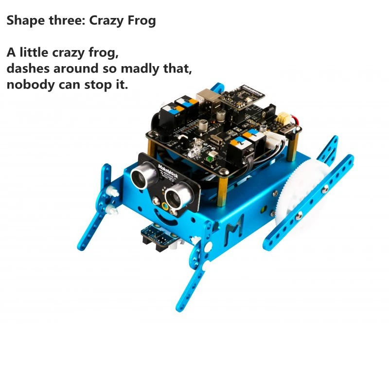 Дополнительная упаковка Makeblock mBot 6-ногий робот электронный комплект automa Beetle Mantis |